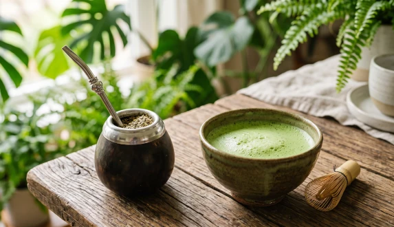 Yerba mate versus matcha – welke moet je kiezen? Een vergelijking van hun eigenschappen, smaak en effecten