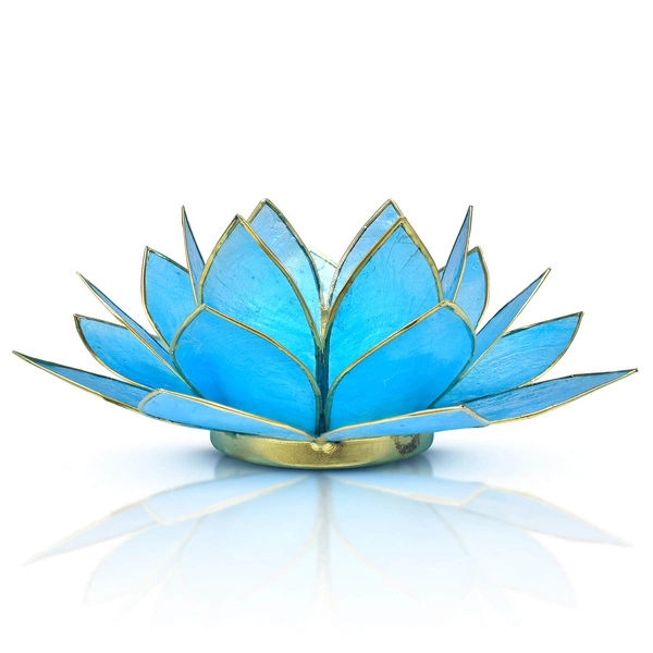 "Lotus Flower" kaarshouder - blauw