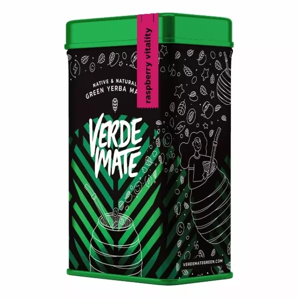 Yerbera - Blik + Verde Mate Groene Framboos Vitaliteit 0.5kg 