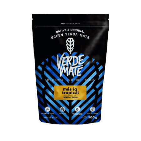 Yerba Verde Mate Groen Mas IQ Tropisch 0,5kg