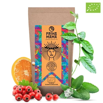 Guayusa Pachamama Citrus – biologisch gecertificeerde guayusa – 250g