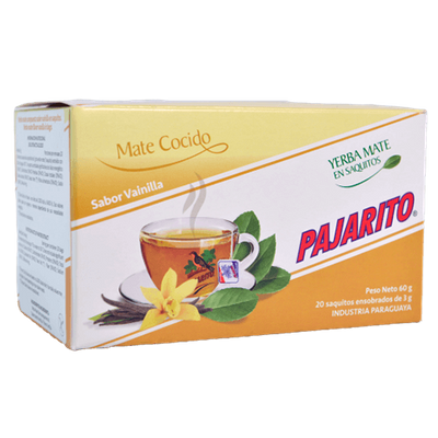 Pajarito Vanille in theezakjes 20x3g