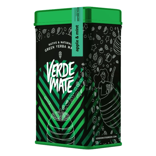 Yerbera - Blik + Verde Mate Groene Appel &amp; Munt 0.5kg 