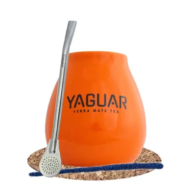 Yerba Mate Accessoireset: Kalebas + Bombilla