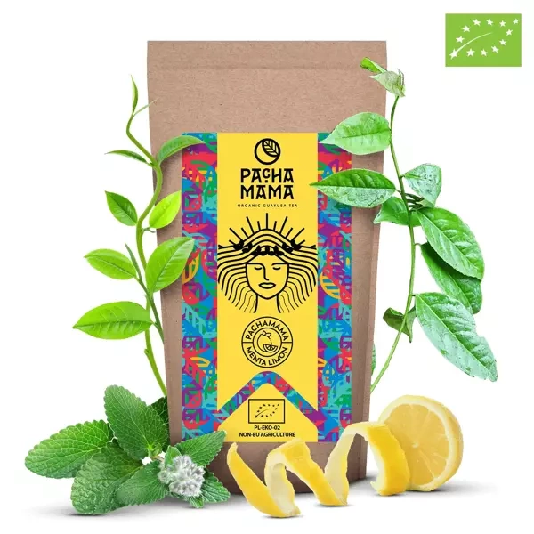 Guayusa Pachamama Menta Limón - biologisch gecertificeerd - munt en citroen - 250g