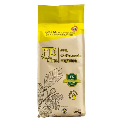 Fede Rico (FD) Menta Limon 0,5 kg 500 g - munt & limoen yerba mate