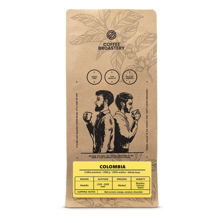 Coffee Broastery - Hele Bonen Koffie Colombia Medellin Premium 1kg