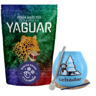 Yerba mate Winter startset Yaguar Winter Prune 500g