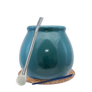 Yerba Mate starterkit GROTE CALABASH bombilla