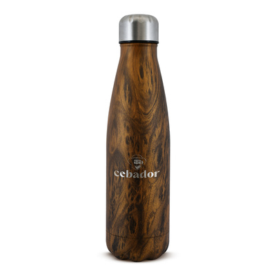 Cebador thermosfles 500 ml – houtkleur