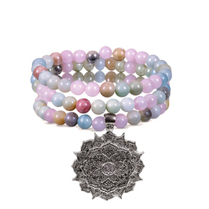 Armband / ketting Mala – Lotus Flower