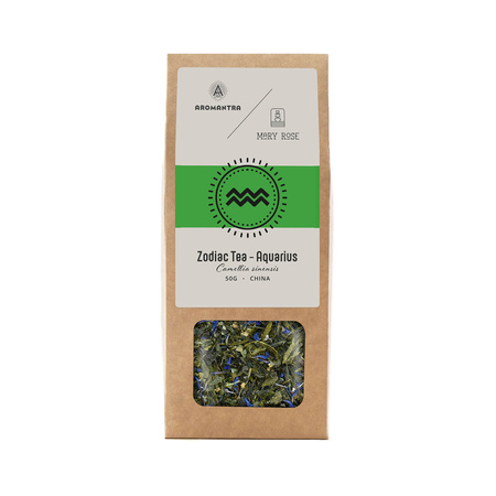 Aromantra x Mary Rose – Dierenriem Thee – Waterman (groene thee) 50 g