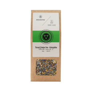 Aromantra x Mary Rose – Keelchakra Thee Vishuddha (kruidenthee) 50 g