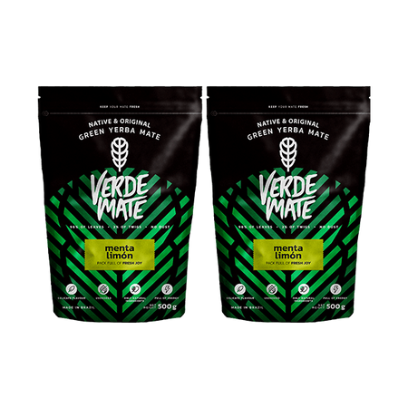 Yerba Verde Mate Green Menta Limon 1000g 1kg