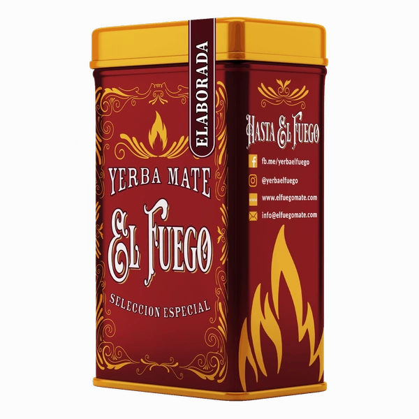 Yerbera - Blik + El Fuego Elaborada 0.5kg 