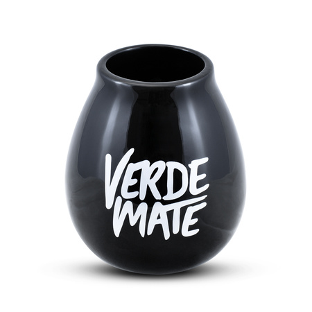 Kalebas keramiek zwart - Verde Mate - 350ml