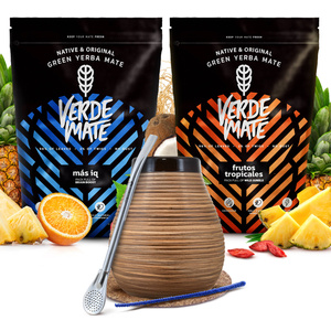 Yerba mate set Verde Mate keramische kalebas bombilla