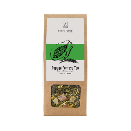 Mary Rose - Papaja Fantasie Groene Thee - 50g