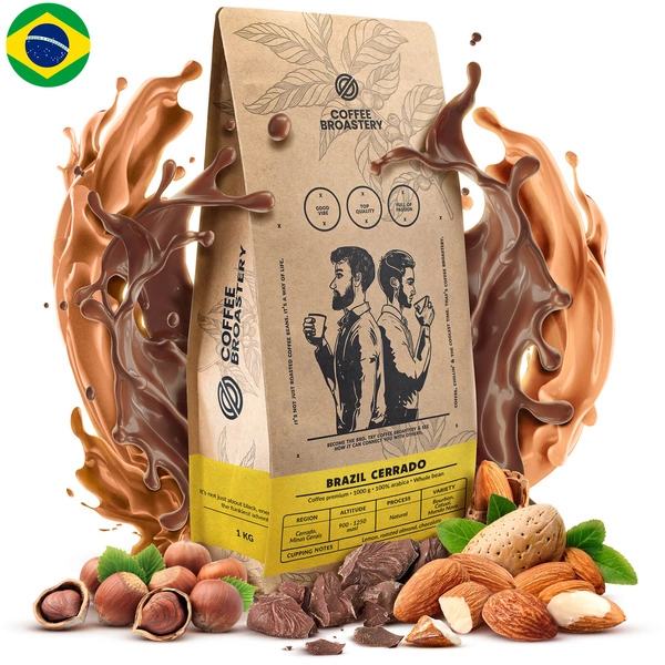 Coffee Broastery - Hele Bonen Koffie Brazil Cerrado Premium 1kg