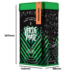 Yerbera - blik Verde Mate Green Melocoton 0.5kg 