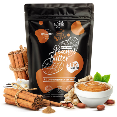 Nustino – Pindakaas in poedervorm – Cinnamon 400 g
