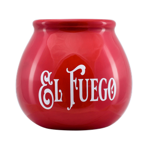 Yerba mate set El Fuego ceramic calabash bombilla