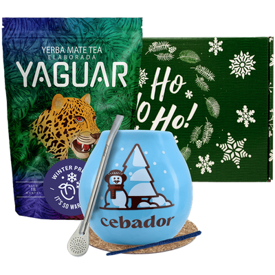 Geschenkset Yerba Mate Yaguar Winter Prune 500g