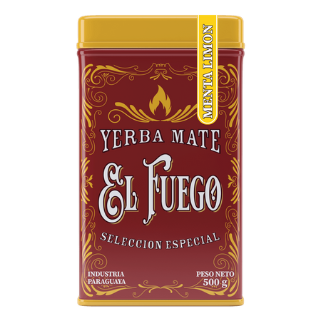 Yerbera - Blik + El Fuego Menta Limon 0.5kg 