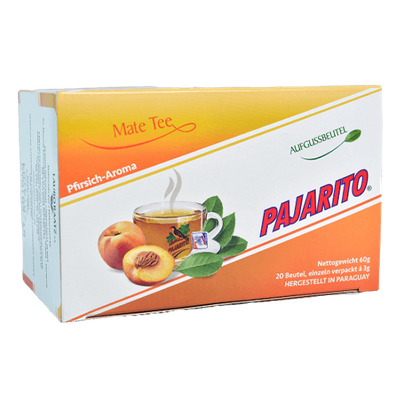 Pajarito in theezakjes - perzik - 20x3g