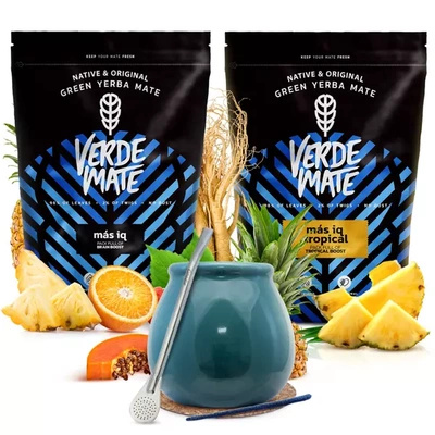 Yerba mate set Verde Mate keramische kalebas bombilla