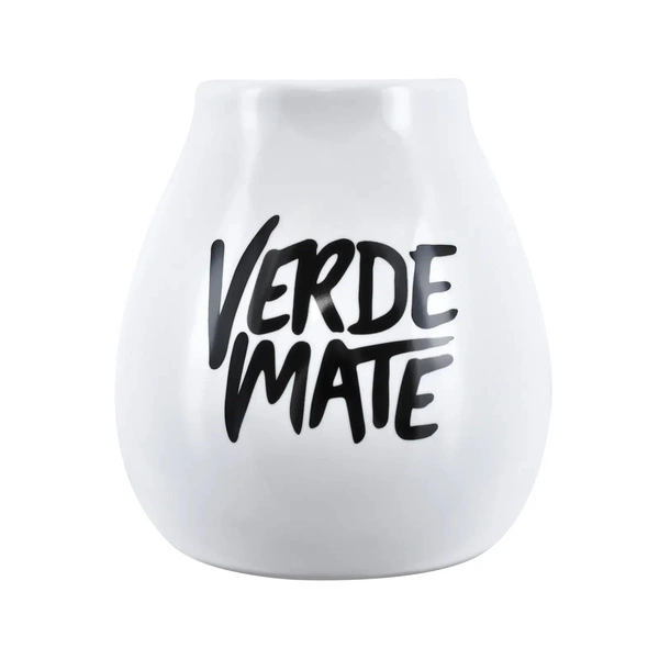 Kalebas keramiek wit - Verde Mate - 350ml