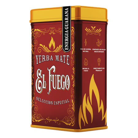 Yerbera - Blik + El Fuego Energia Guarana 0.5kg 