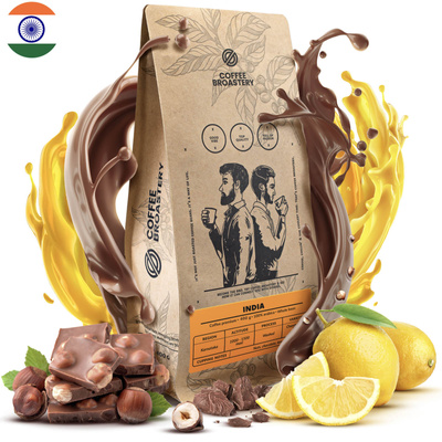Coffee Broastery - Hele Bonen Koffie India Karnataka Premium 400g