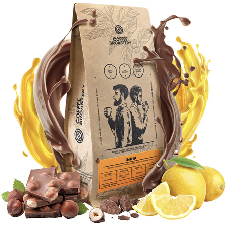 Coffee Broastery - Hele Bonen Koffie India Karnataka Premium 400g