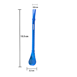 Bombilla Gringo 15,5 cm - Blauw