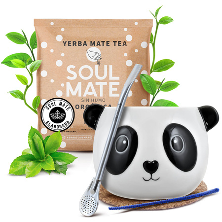 Yerba Mate set 50g Kalebas + Bombilla