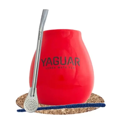 Yerba Mate Accessoireset: Kalebas + Bombilla