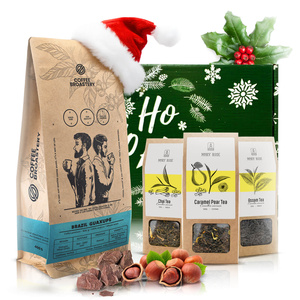 Geschenkset met Coffee Broastery koffie en Mary Rose thee