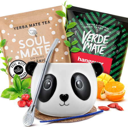 Yerba Mate set 2x50g Kalebas + Bombilla