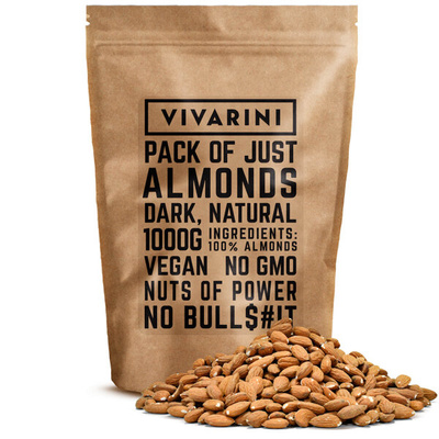 Vivarini - Amandelen naturel (donker) 1 kg