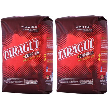 Yerba Mate Set 2x TARAGUI Energia 500g 0,5kg