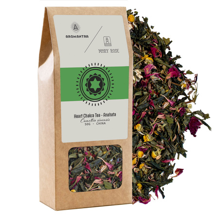 Aromantra x Mary Rose – Hartchakra Thee Anahata (groene thee) 50 g