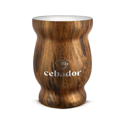 TermoMate Cebador – thermosbeker voor yerba mate – 190 ml (houtkleur)