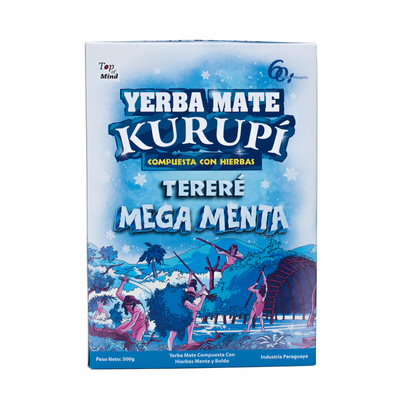 Kurupi Tereré Mega Menta 0,5kg