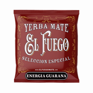 Yerba mate set El Fuego keramische kalebas bombilla