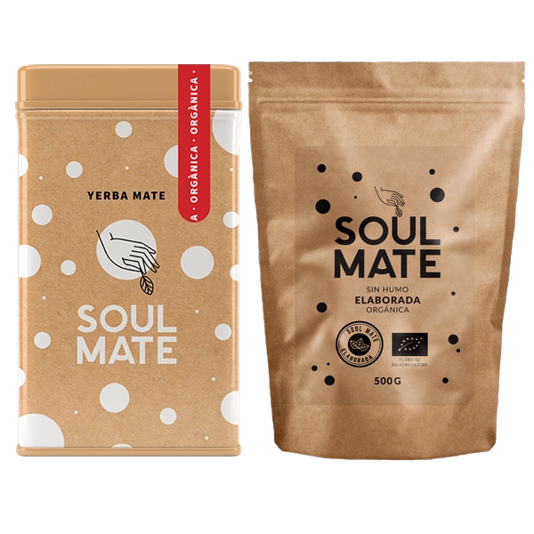 Yerbera Yerba Mate Soul Mate Organica 2x500g