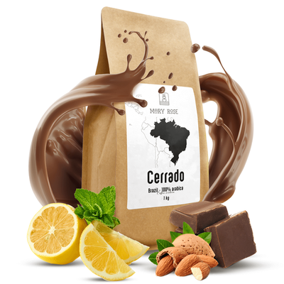 Mary Rose - hele bonen koffie Brazilië Cerrado premium 1kg