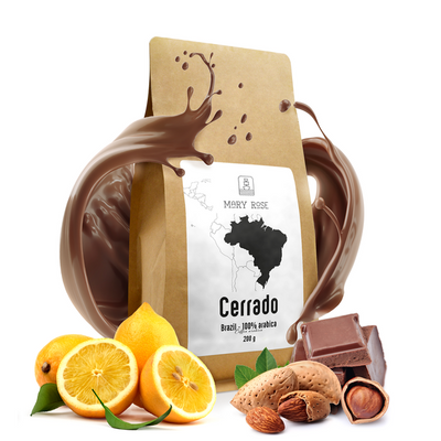 Mary Rose - hele bonen koffie Brazilië Cerrado premium 200g