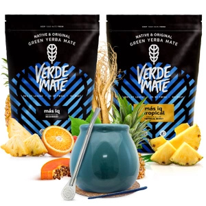 Yerba mate set Verde Mate keramische kalebas bombilla