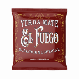 El Fuego zilveren kalebas + 50g monster